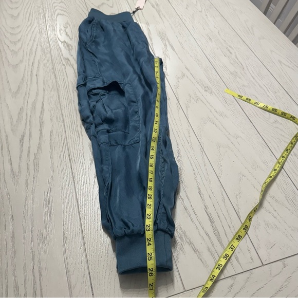 Cinq a Sept Gray Track Pants with Elastic Cuffs - Picture 10 of 10